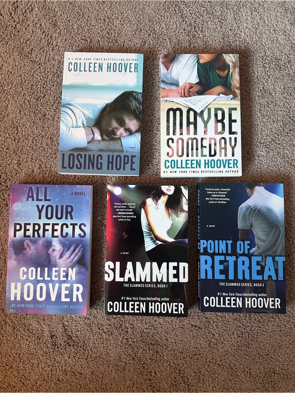 Colleen Hoover Paperback Book Set